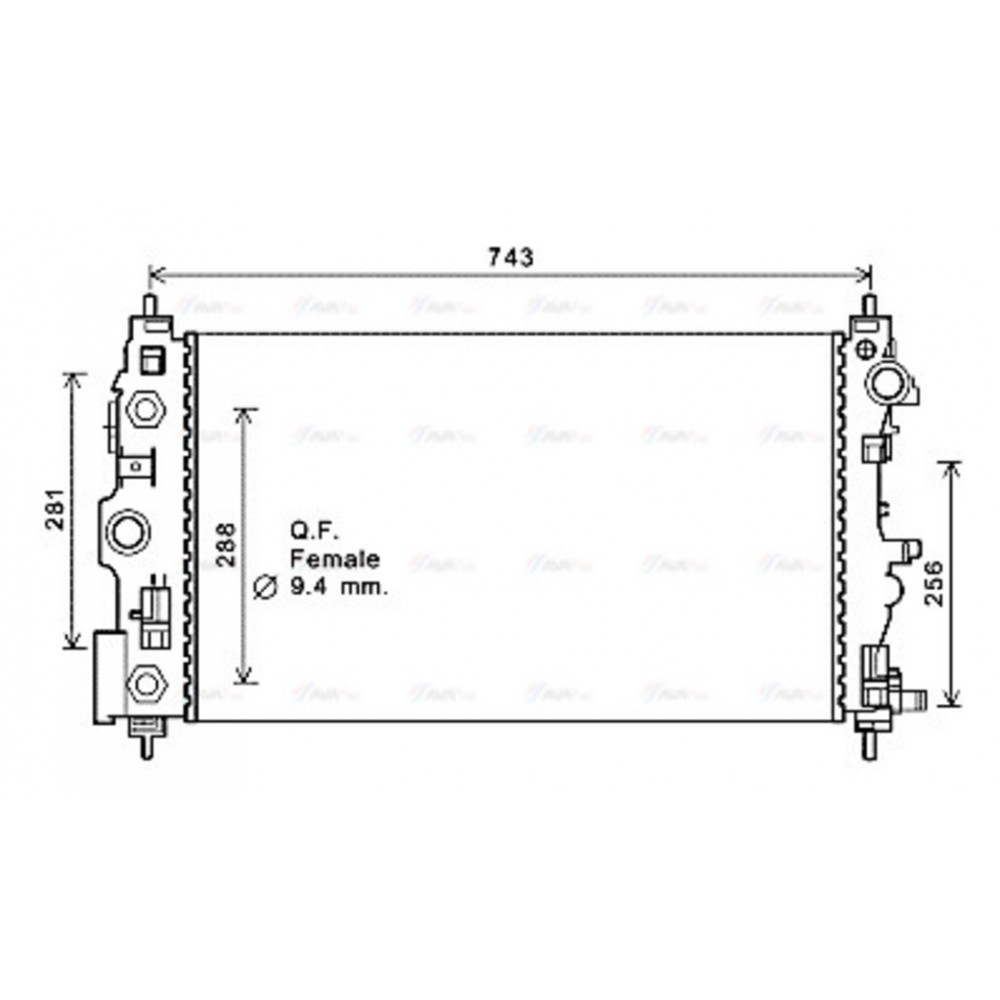 Image for AVA Cooling - Radiator