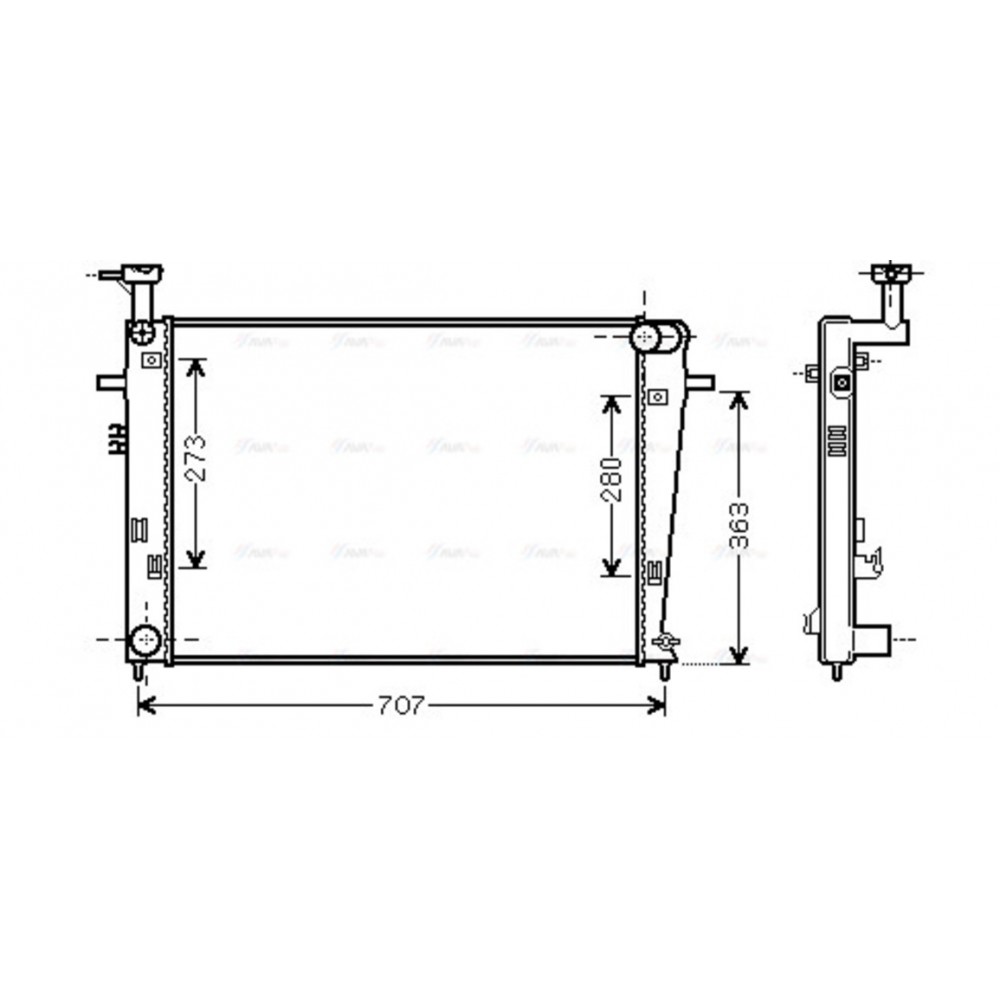 Image for AVA Cooling - Radiator