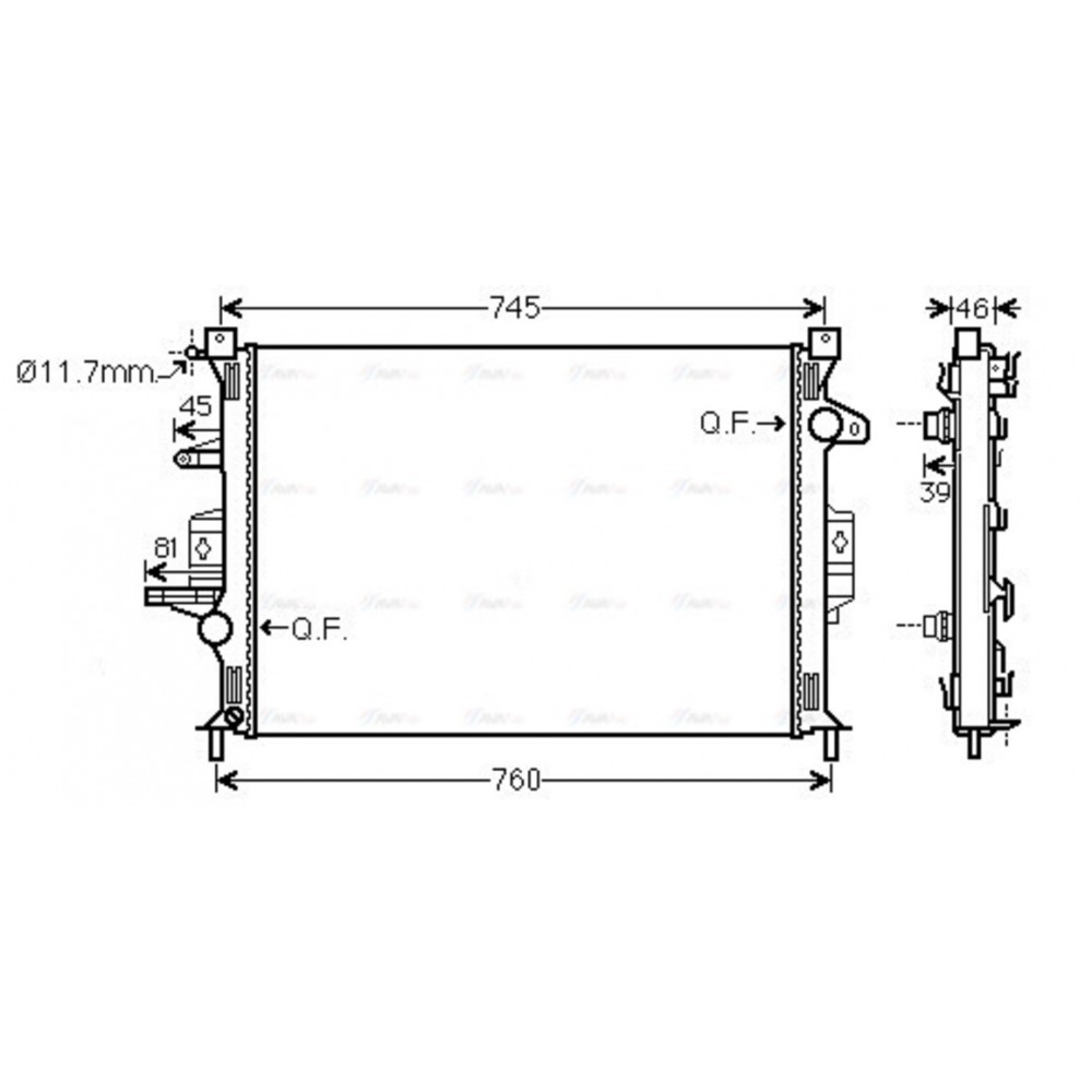 Image for AVA Cooling - Radiator