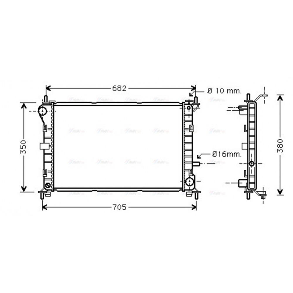 Image for AVA Cooling - Radiator