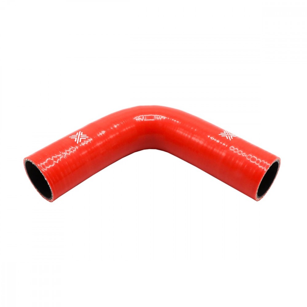 Image for Pipercross Performance Silicone HoseRed 90Â° 40mm bore  152mm