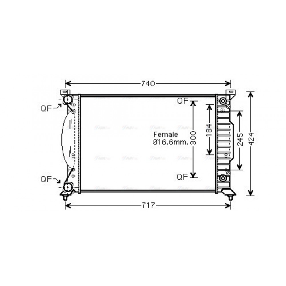 Image for AVA Cooling - Radiator