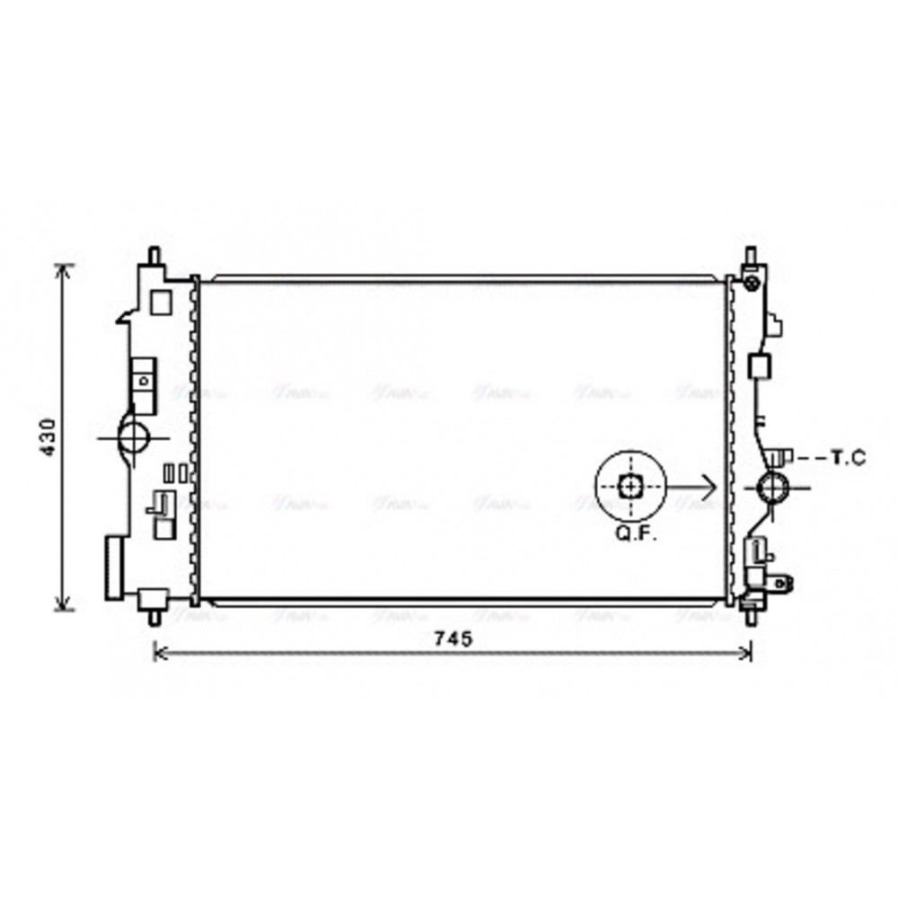 Image for AVA Cooling - Radiator