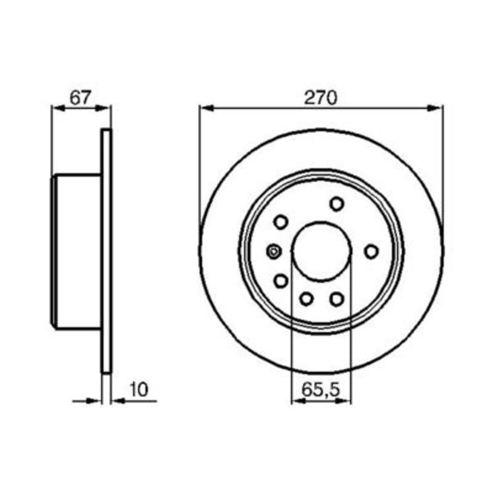 Image for Bosch Brake disc BD213