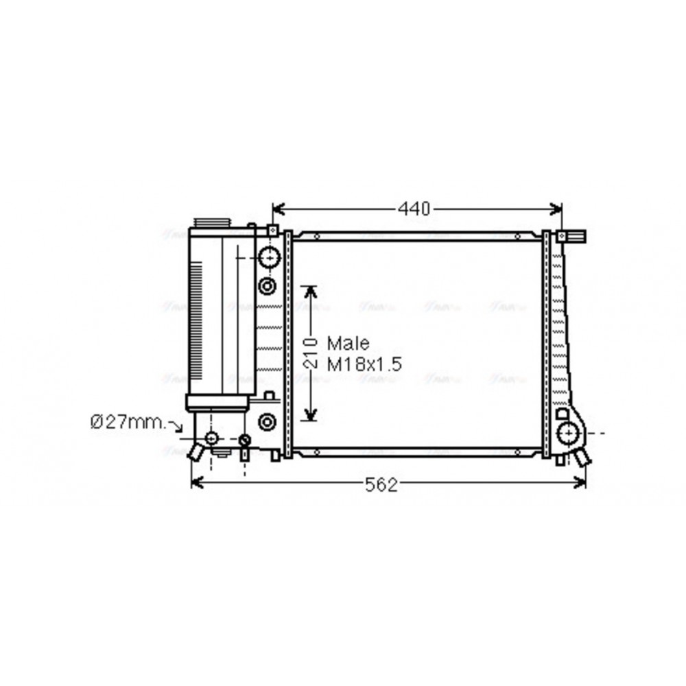 Image for AVA Cooling - Radiator