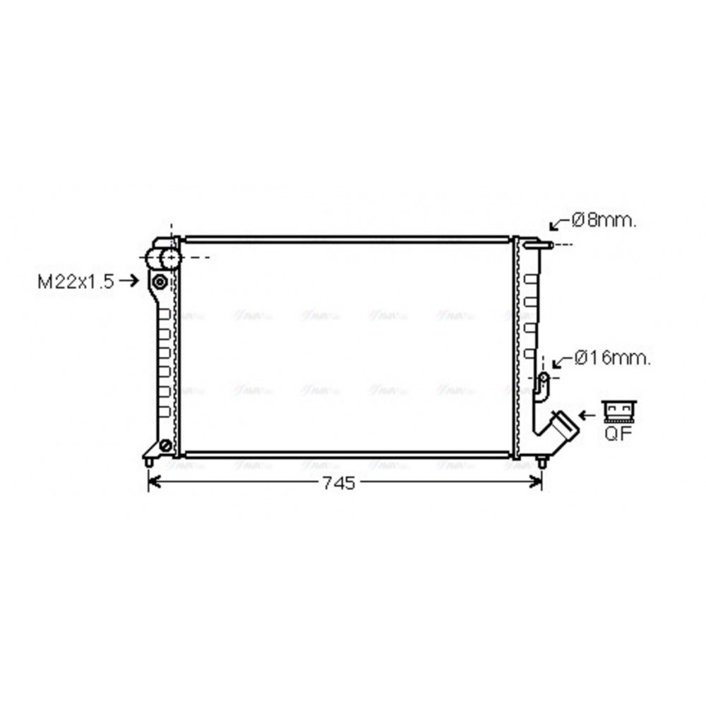 Image for AVA Cooling - Radiator