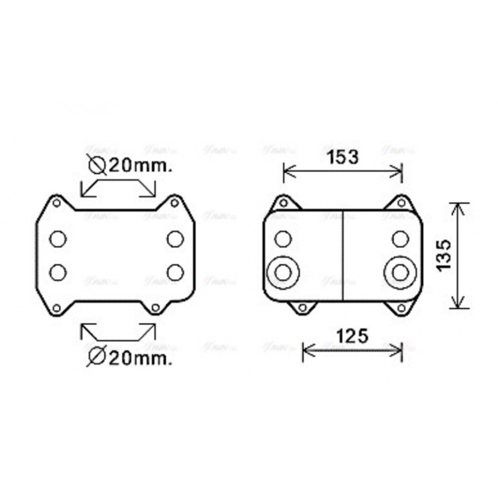 Image for AVA Cooling - Oil Cooler