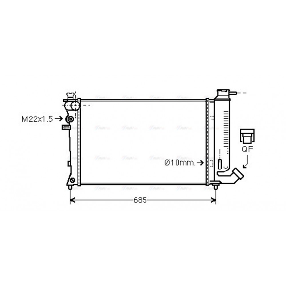 Image for AVA Cooling - Radiator