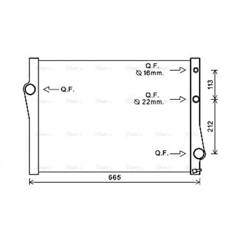 Image for AVA Cooling - Radiator