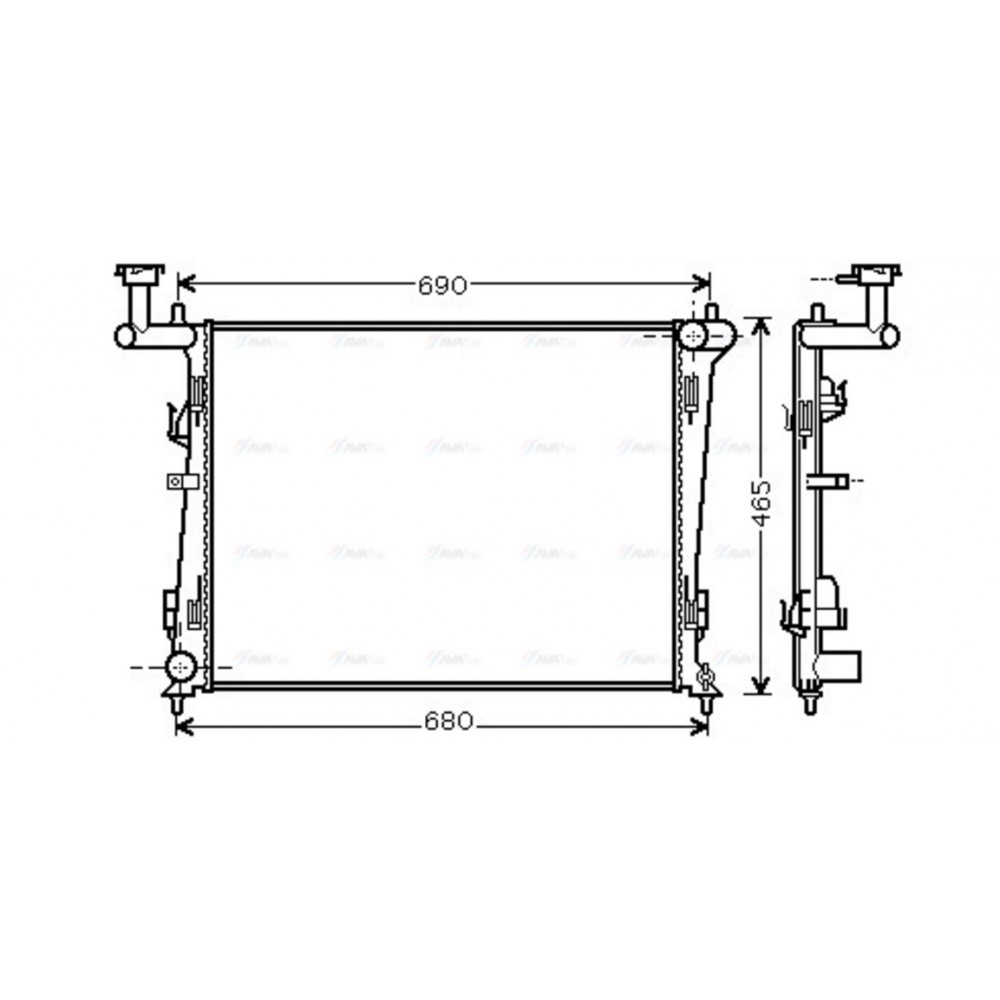 Image for AVA Cooling - Radiator