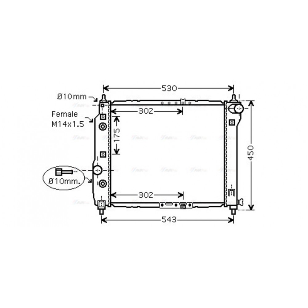 Image for AVA Cooling - Radiator