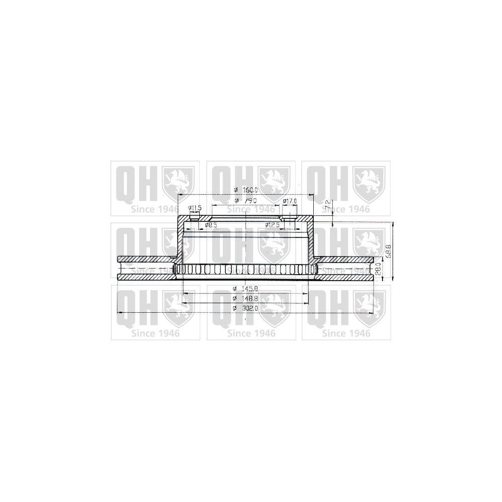 Image for QH BDC3645 Brake Disc