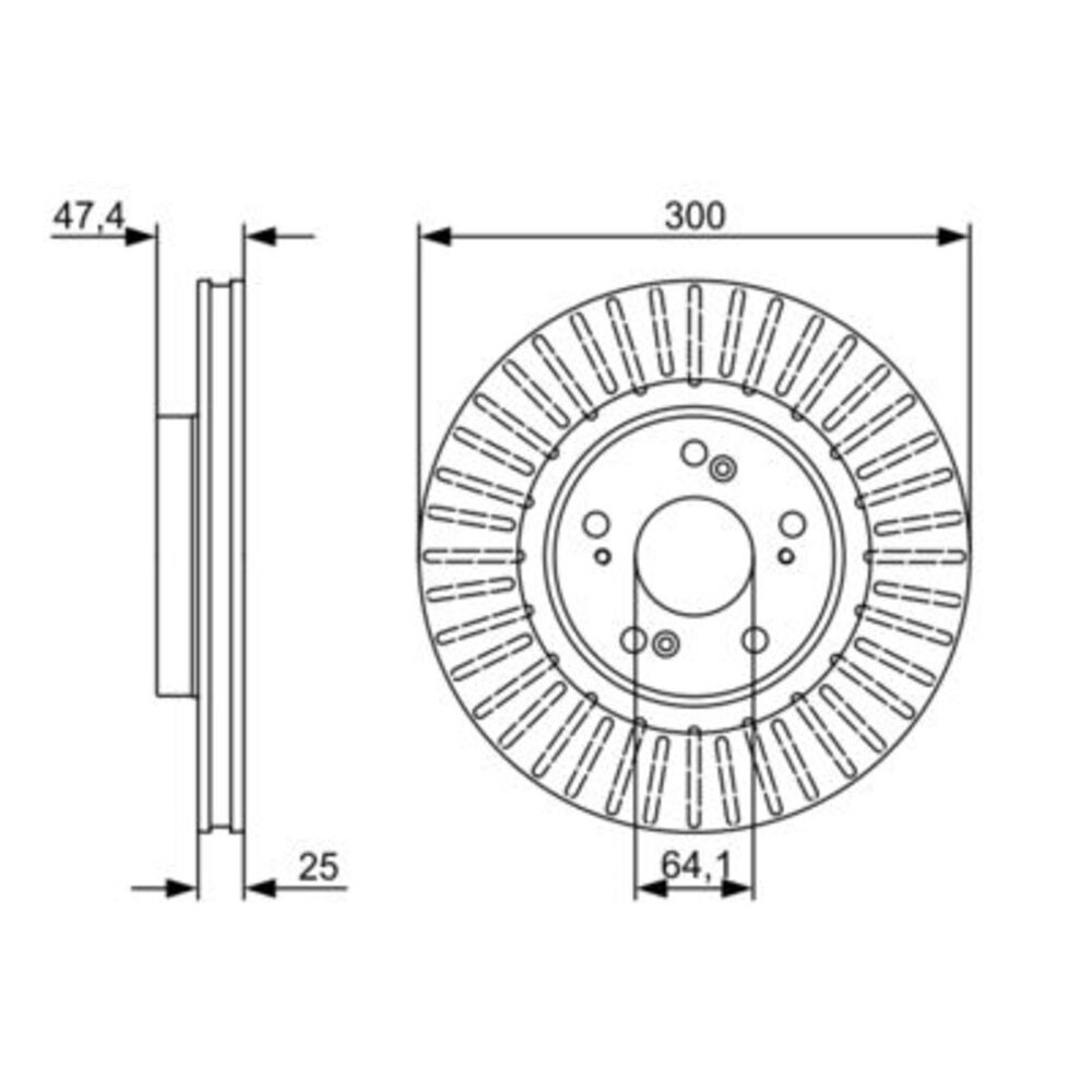 Image for Bosch Brake disc BD1382