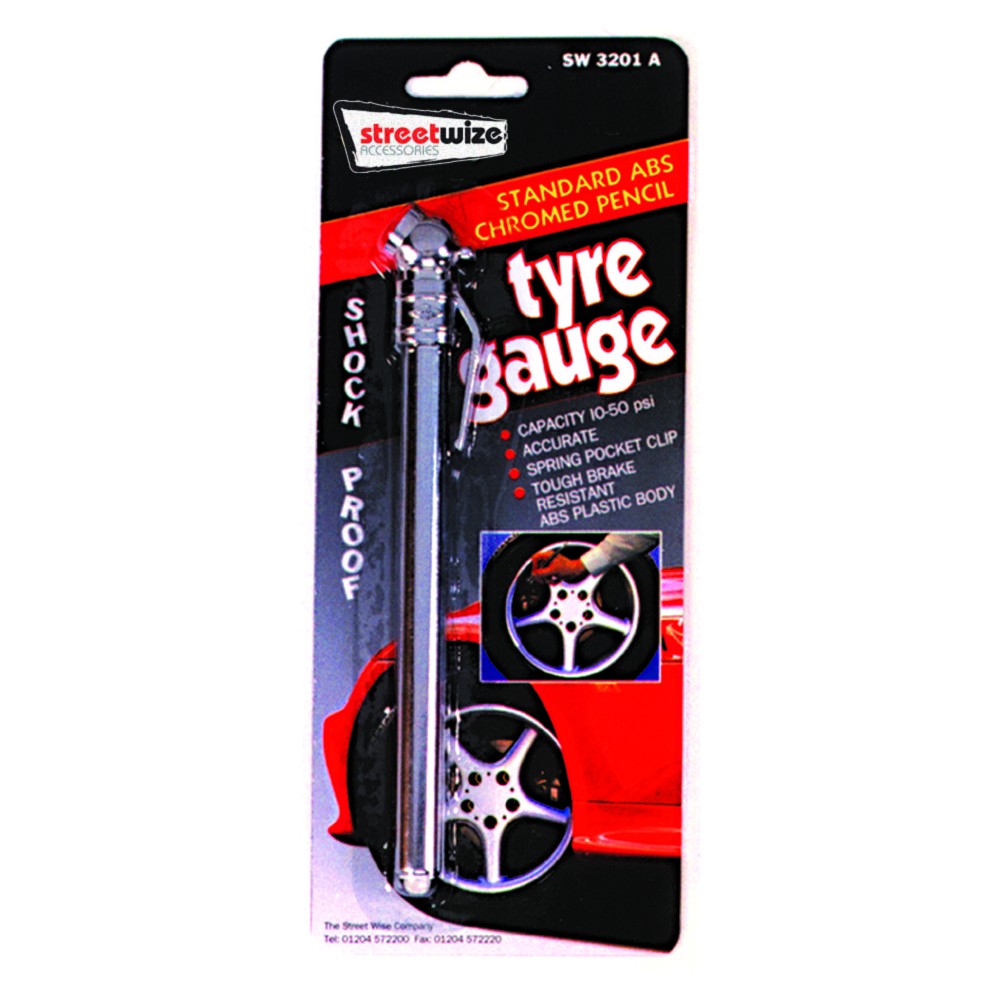 Image for Streetwize SW3201A Pencil Tyre Gauge