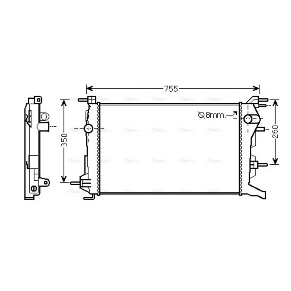 Image for AVA Cooling - Radiator