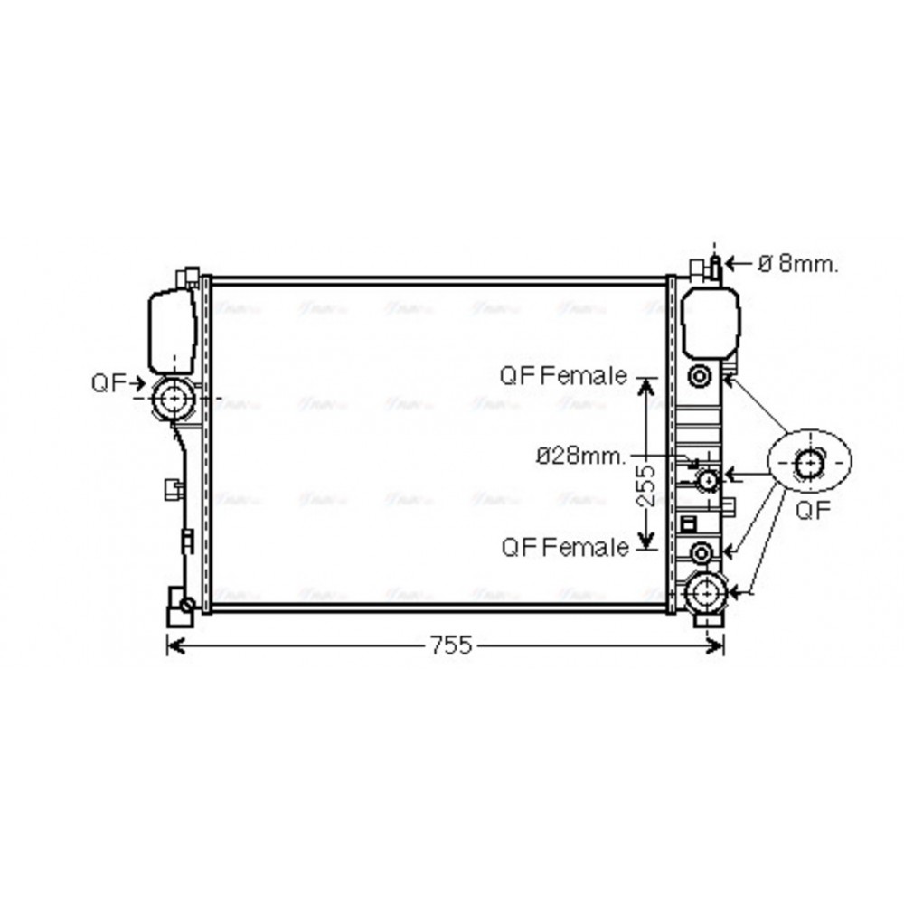 Image for AVA Cooling - Radiator