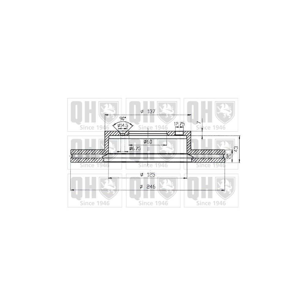 Image for QH BDC4954 Brake Disc