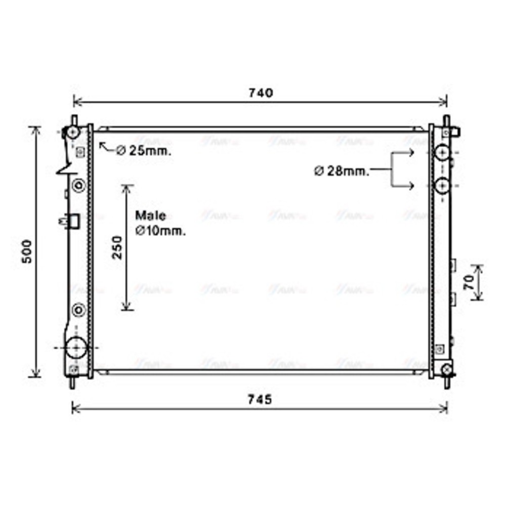 Image for AVA Cooling - Radiator