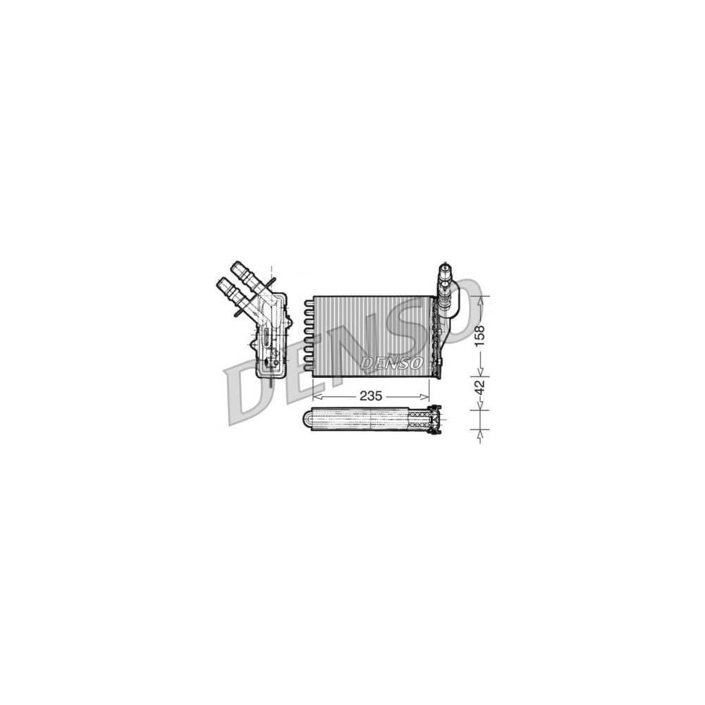 Image for Denso Heater Core DRR23001