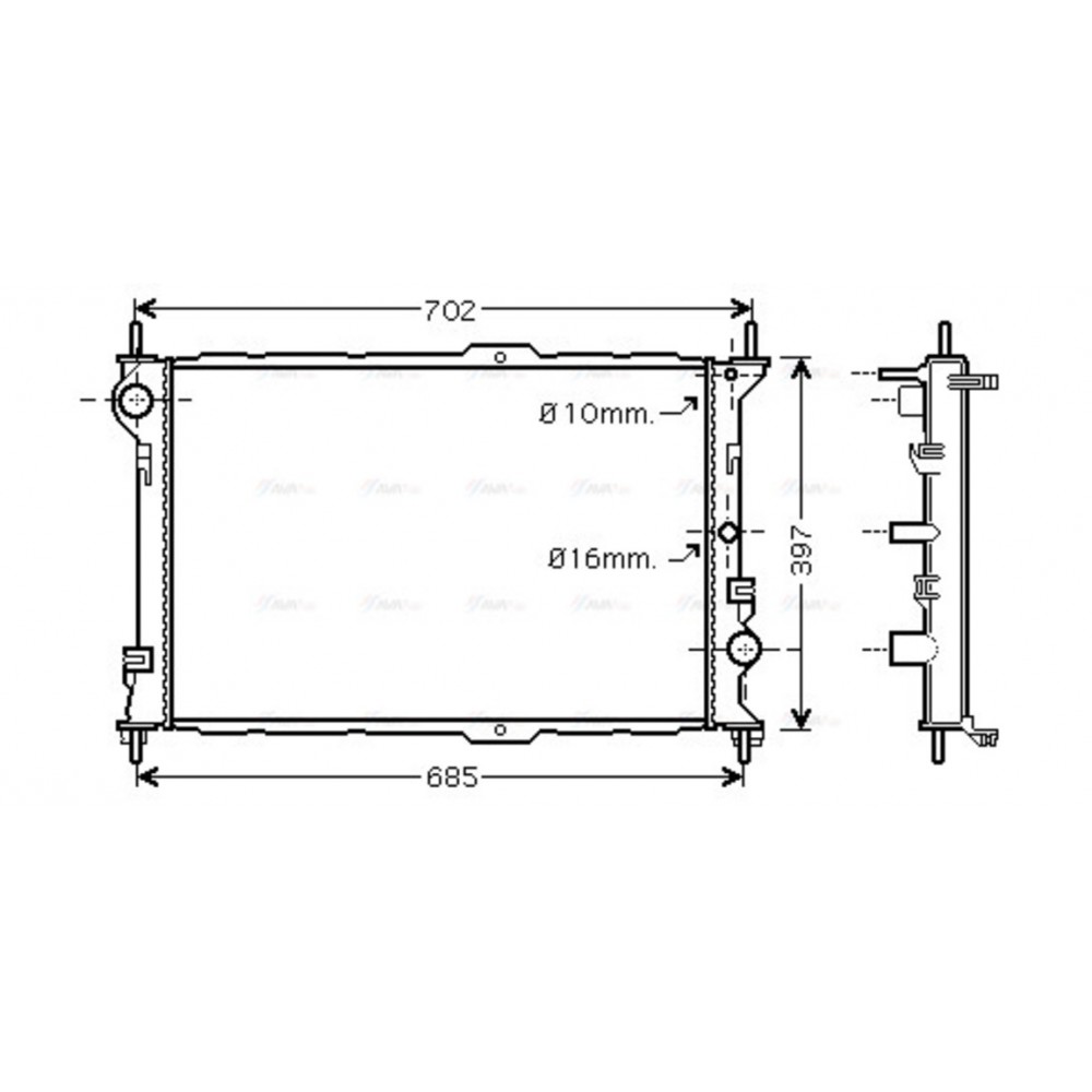 Image for AVA Cooling - Radiator