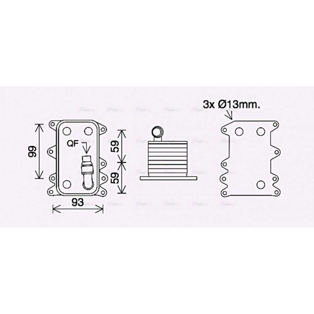 Image for AVA Cooling - Oil Cooler