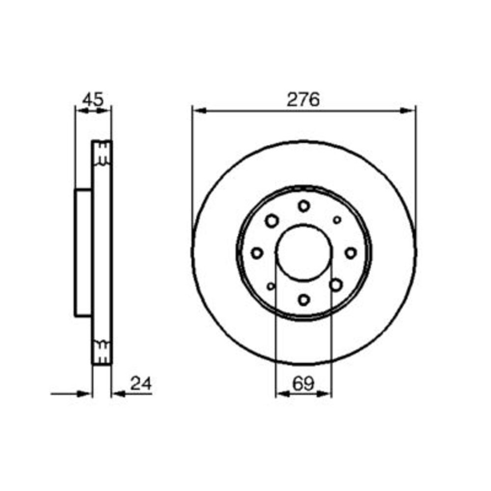 Image for Bosch Brake disc BD978