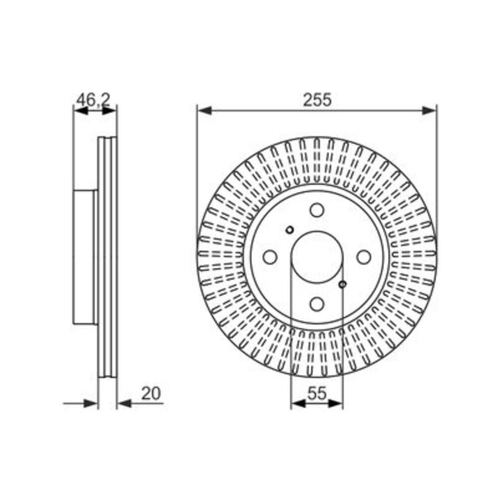 Image for Bosch Brake disc BD1459