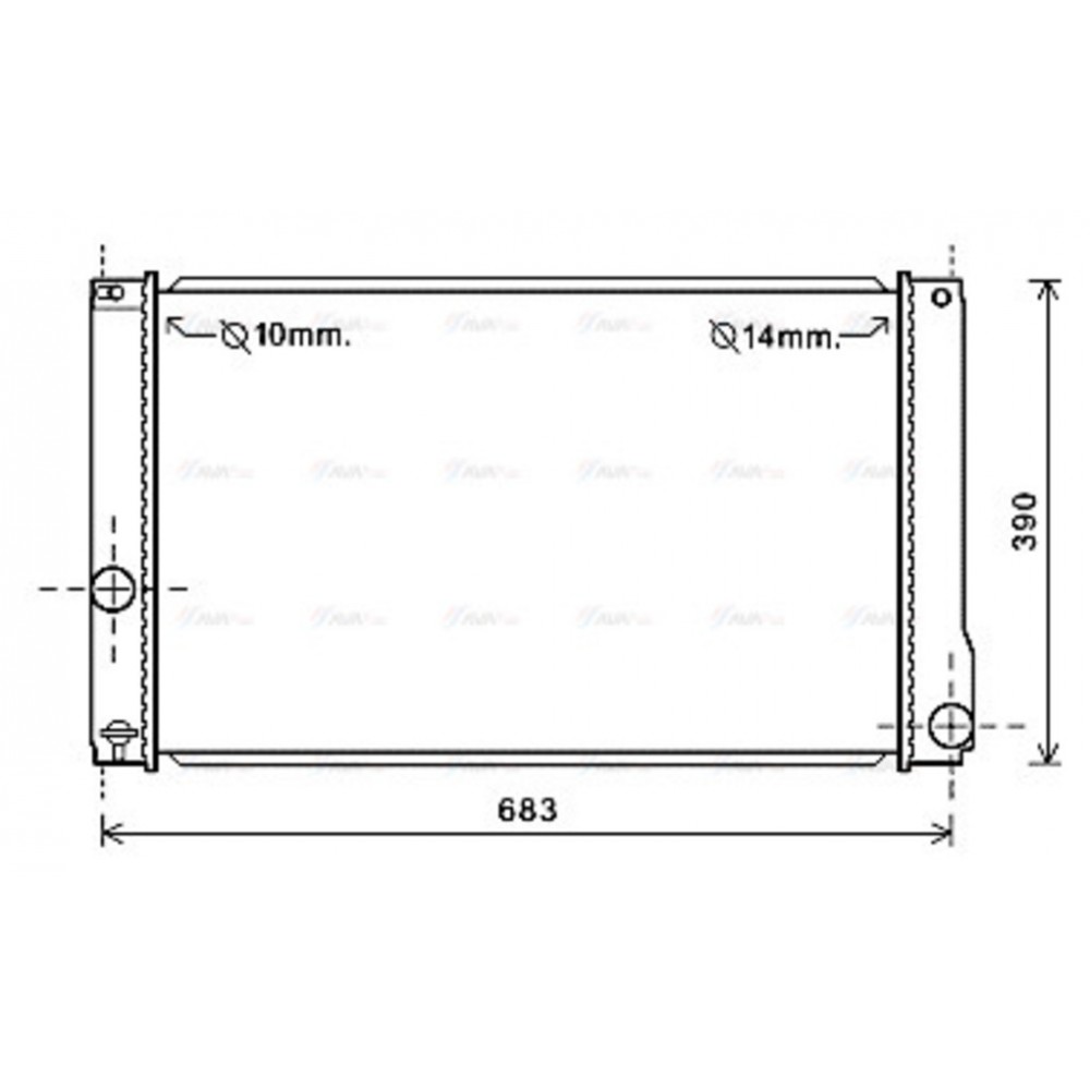 Image for AVA Cooling - Radiator