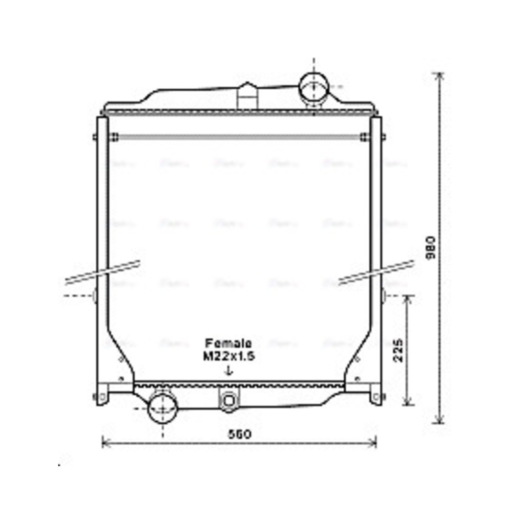 Image for AVA Cooling - Radiator