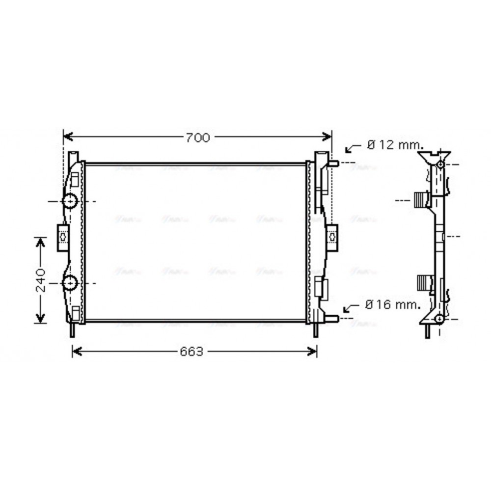 Image for AVA Cooling - Radiator