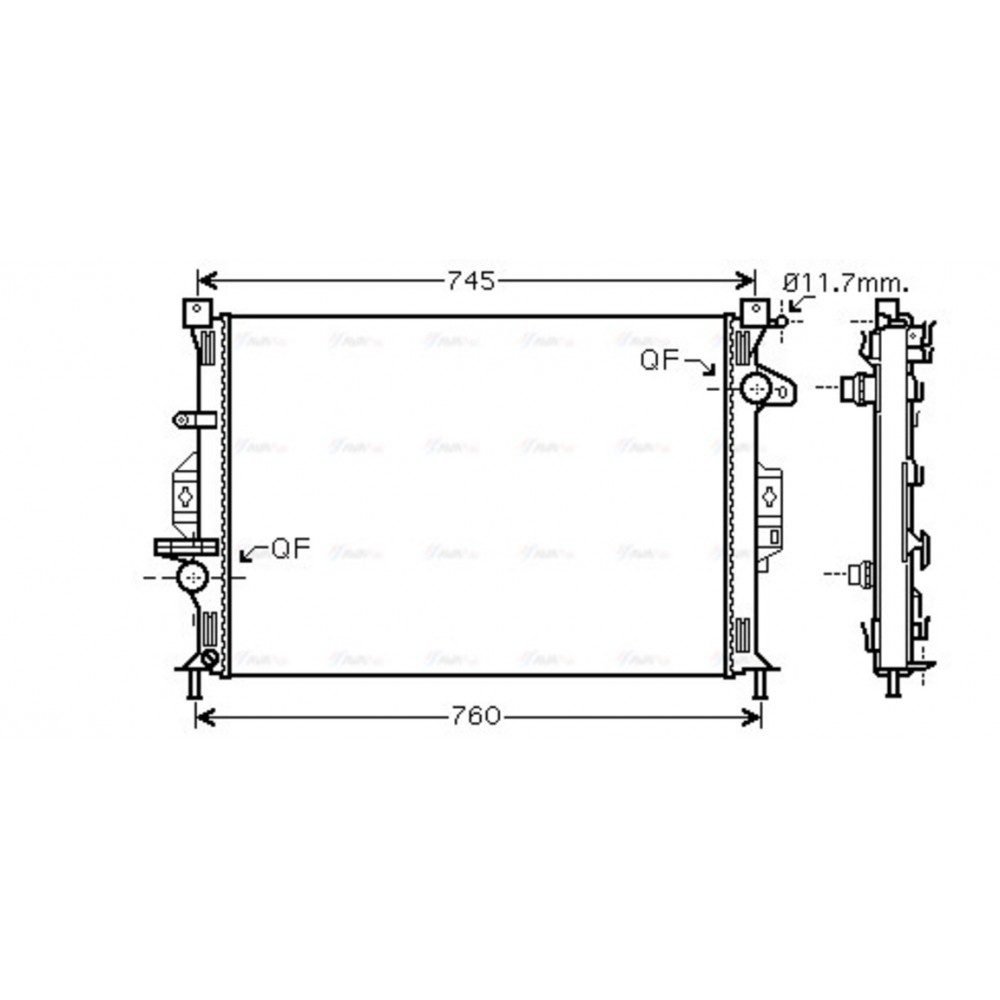 Image for AVA Cooling - Radiator