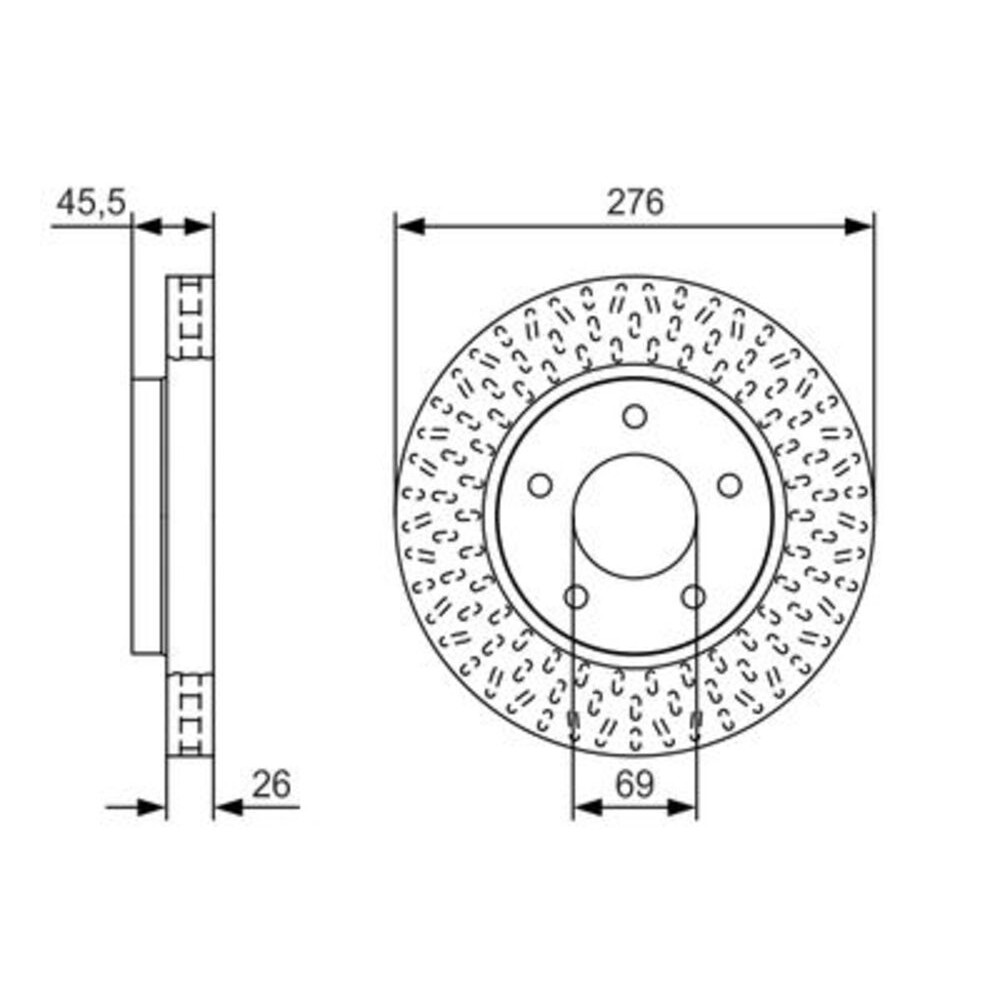 Image for Bosch Brake disc BD2397