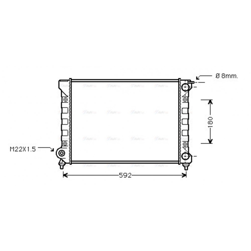 Image for AVA Cooling - Radiator