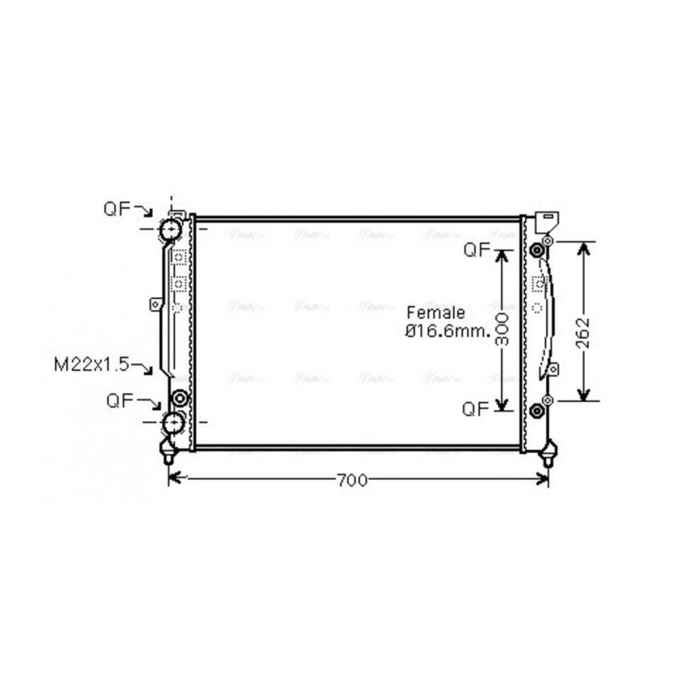 Image for AVA Cooling - Radiator