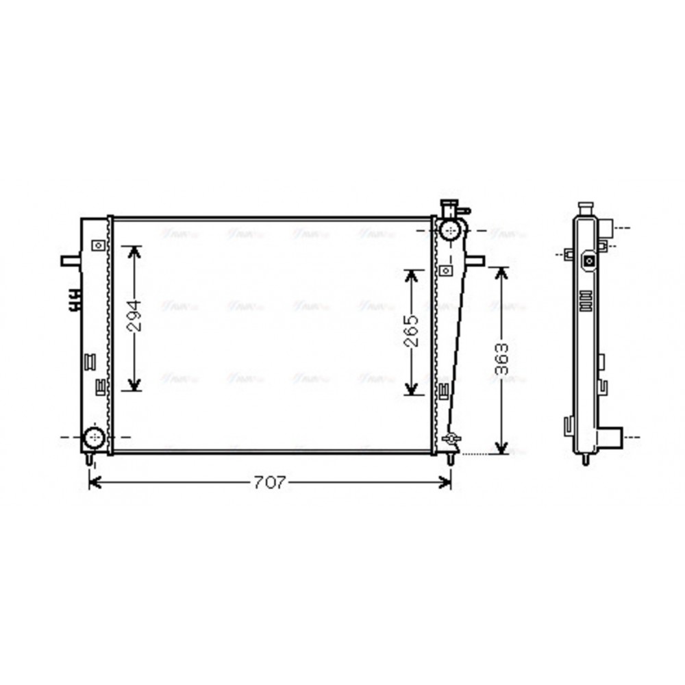 Image for AVA Cooling - Radiator