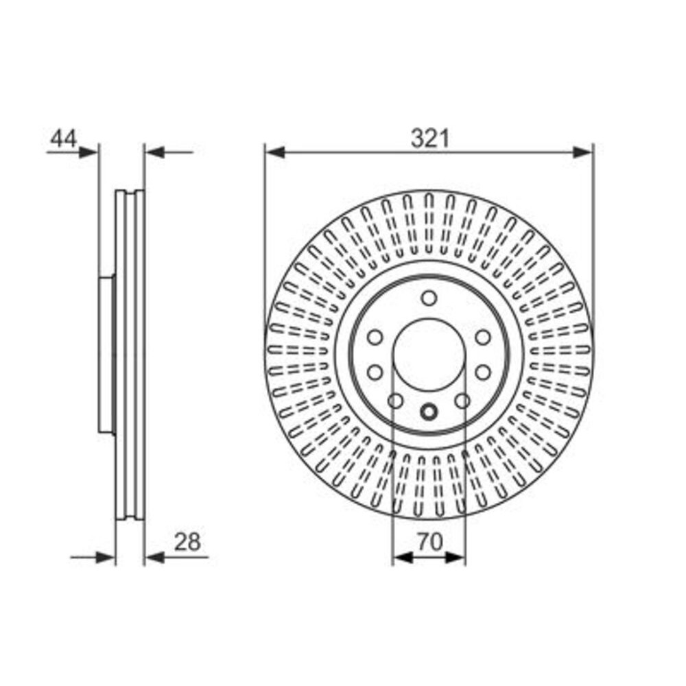 Image for Bosch Brake disc BD1414