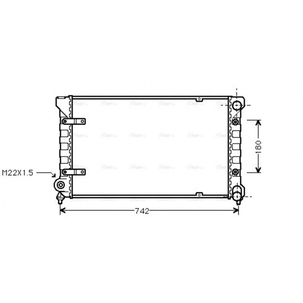 Image for AVA Cooling - Radiator