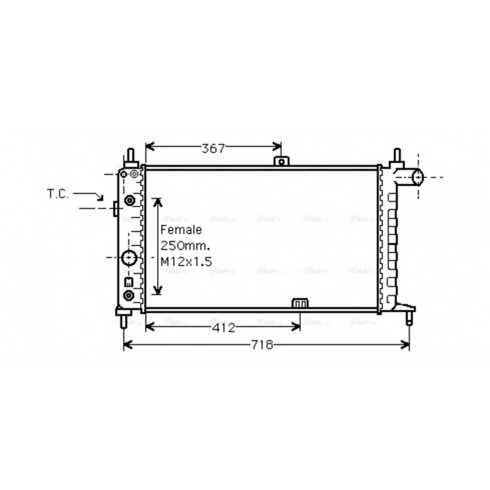 Image for AVA Cooling - Radiator