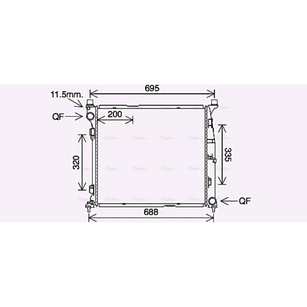 Image for AVA Cooling - Radiator