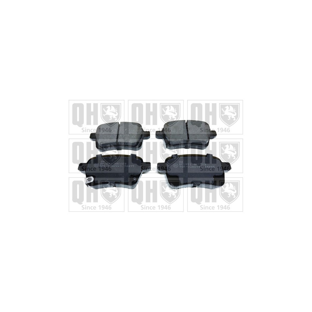 Image for QH BP1891 Brake Pad Set