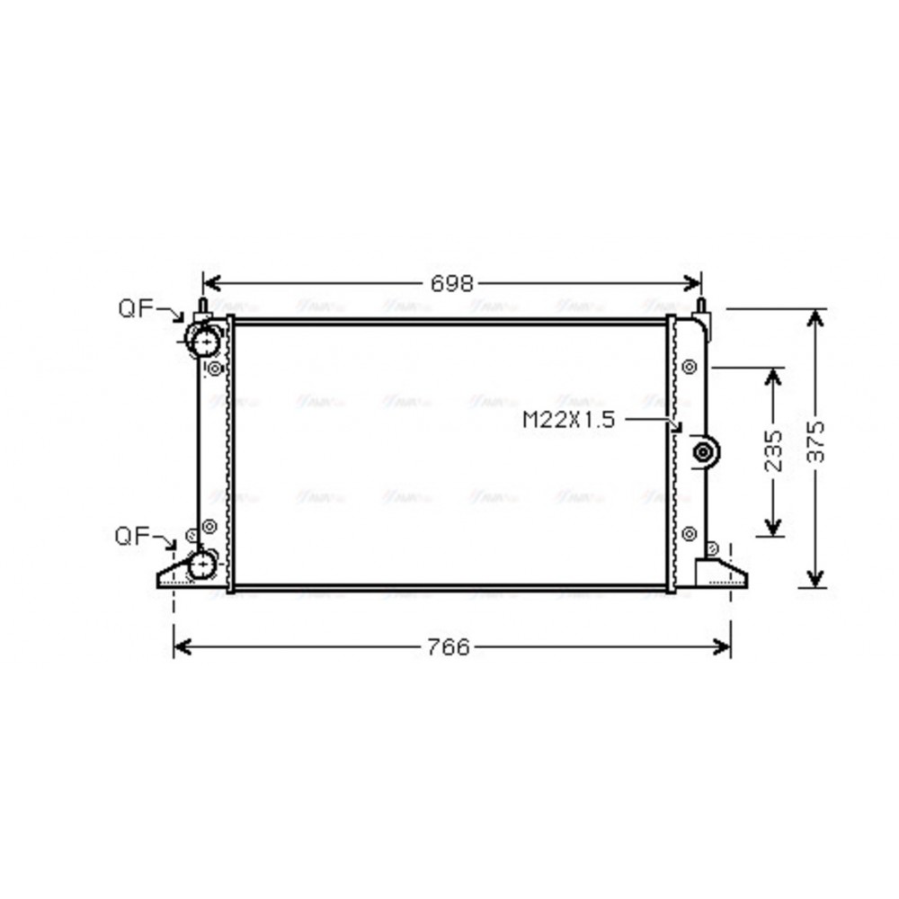 Image for AVA Cooling - Radiator