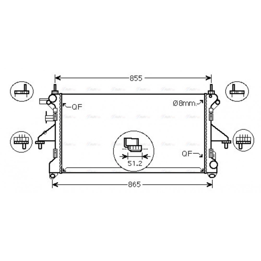 Image for AVA Cooling - Radiator