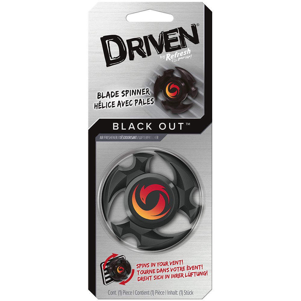 Image for Driven 301544700 Air freshener Spinner Blackout Scent