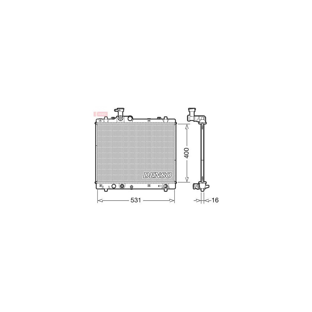 Image for Denso Radiator DRM47035