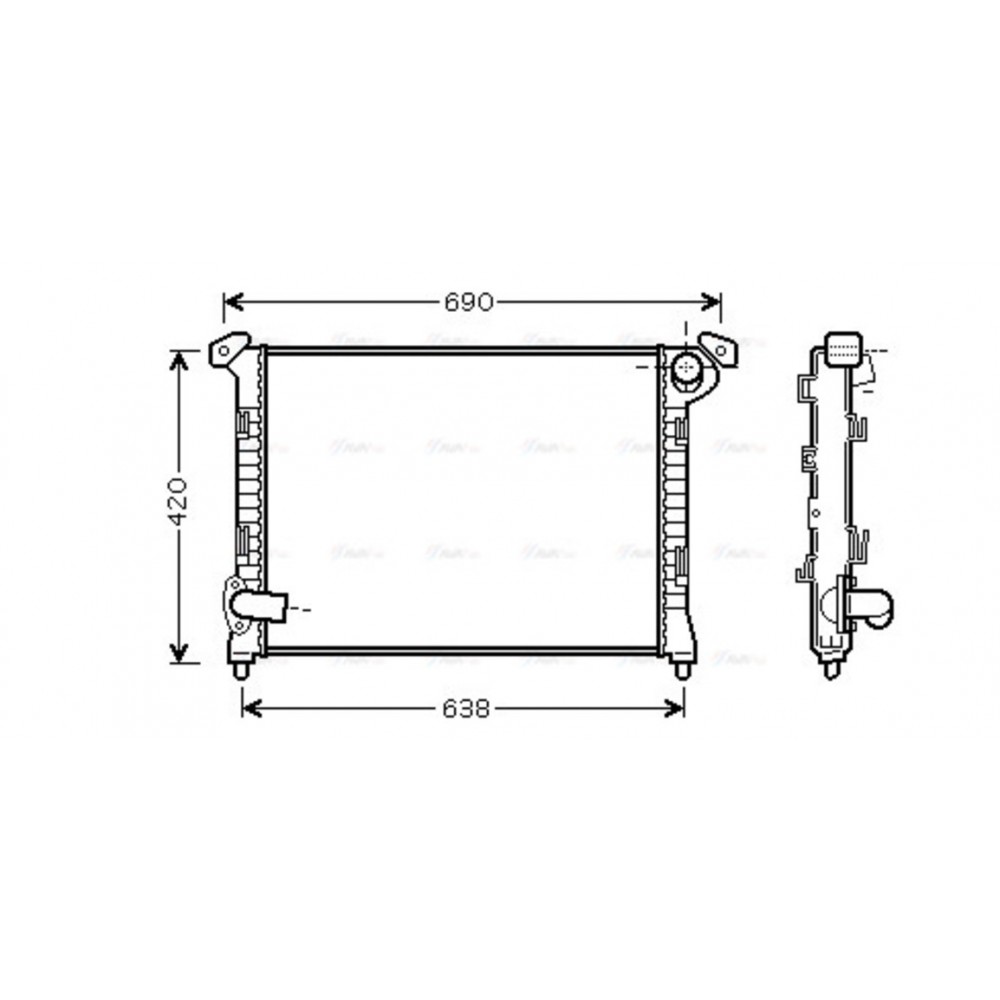 Image for AVA Cooling - Radiator