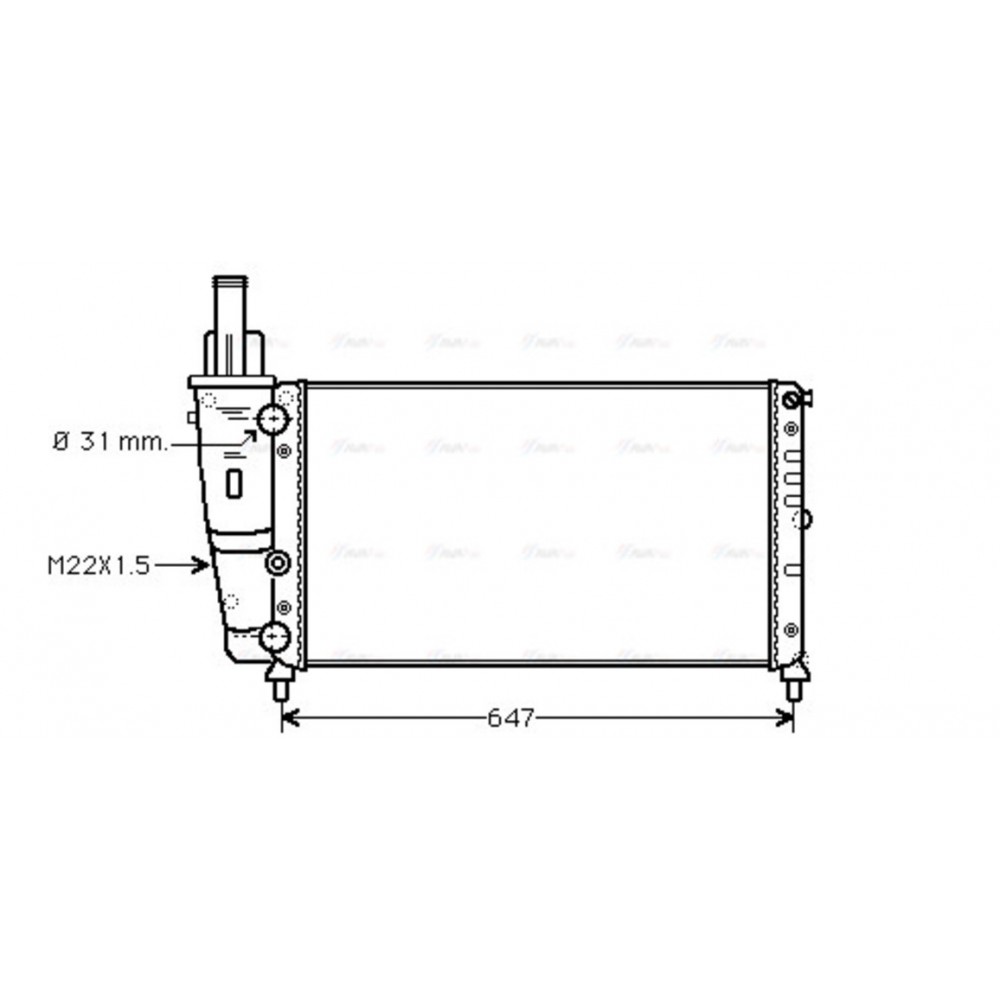 Image for AVA Cooling - Radiator