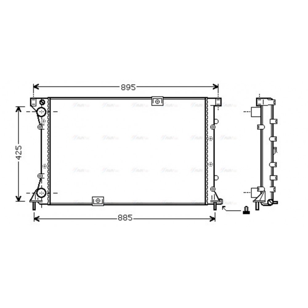 Image for AVA Cooling - Radiator