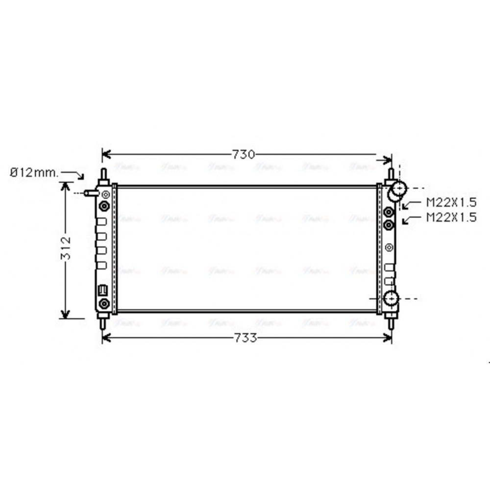 Image for AVA Cooling - Radiator