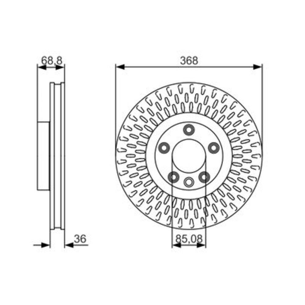 Image for Bosch Brake disc BD1720