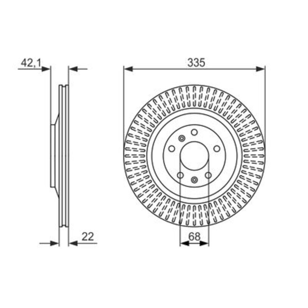 Image for Bosch Brake disc BD1434